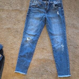 Women's Blue Distressed Jeans STS BLUE